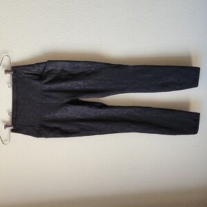 Spyder Black Spider Web Print High Rise Active Tight Leggings Size S